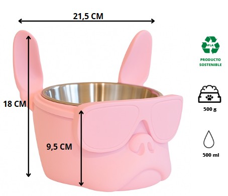 COMEDERO BULLDOG (12.5cm)