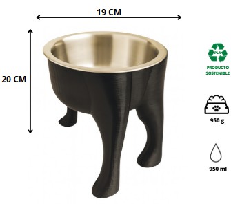COMEDERO PATITAS GR. (20cm.)