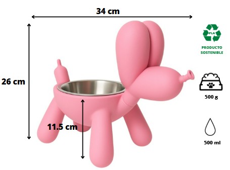 COMEDERO GLOBO (11cm.)